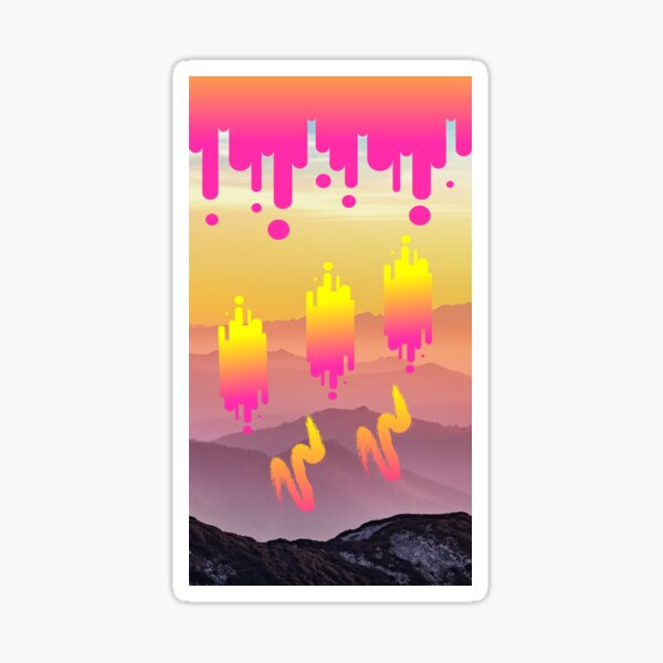 Item preview, Yellow and Pink Gradient Drip designed and sold by Dream Wear.
