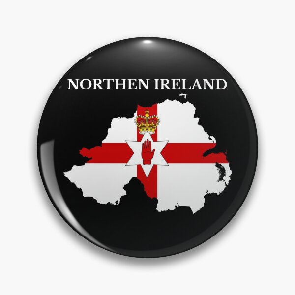 Item preview, Northern Ireland Map Flag designed and sold by marosharaf.