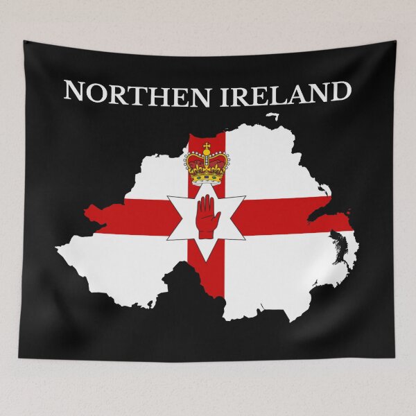 Item preview, Northern Ireland Map Flag designed and sold by marosharaf.