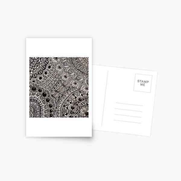Beaded Lace Postcard