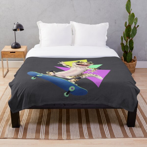 Aperçu de l'œuvre Skateboard léopard gecko créée et vendue par Mehu.