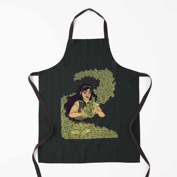 Item preview, Powerful Girl Wielding Green Fire designed and sold by daphnesdesigns.