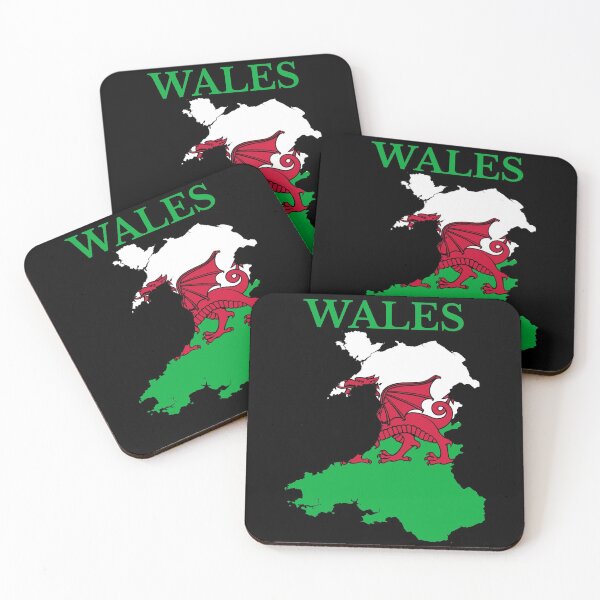 Item preview, Wales Map Flag designed and sold by marosharaf.