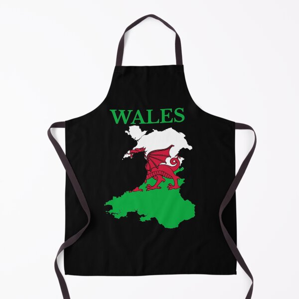 Item preview, Wales Map Flag designed and sold by marosharaf.