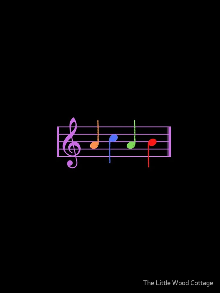 Thumbnail 4 of 4, iPhone Case, ACAB In Musical Notes designed and sold by The Little Wood Cottage.