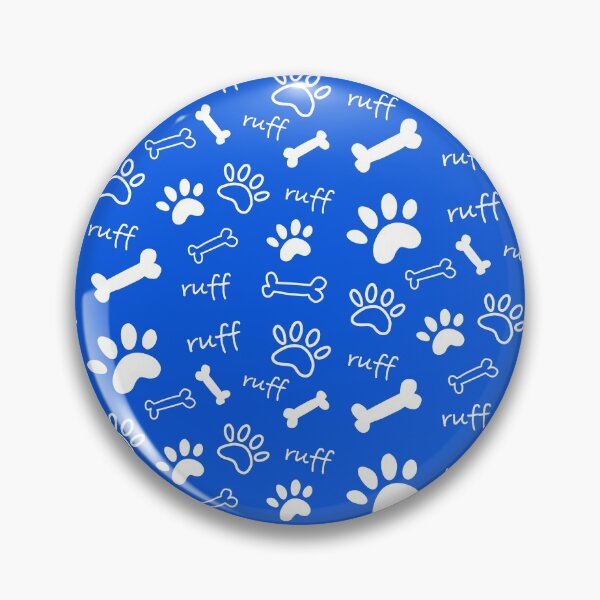 Item preview, 'Dog Paws, Bones and Ruff Ruff' pattern for dog lovers. designed and sold by Zentropik.