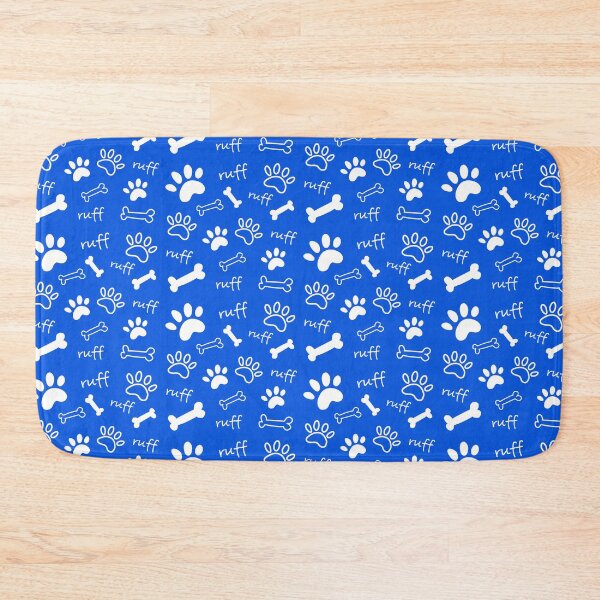 Item preview, 'Dog Paws, Bones and Ruff Ruff' pattern for dog lovers. designed and sold by Zentropik.