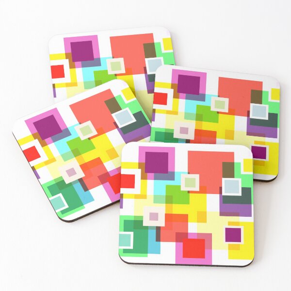Item preview, Colorful geometric squares designed and sold by MorningGlory1.