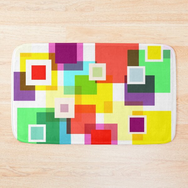 Item preview, Colorful geometric squares designed and sold by MorningGlory1.