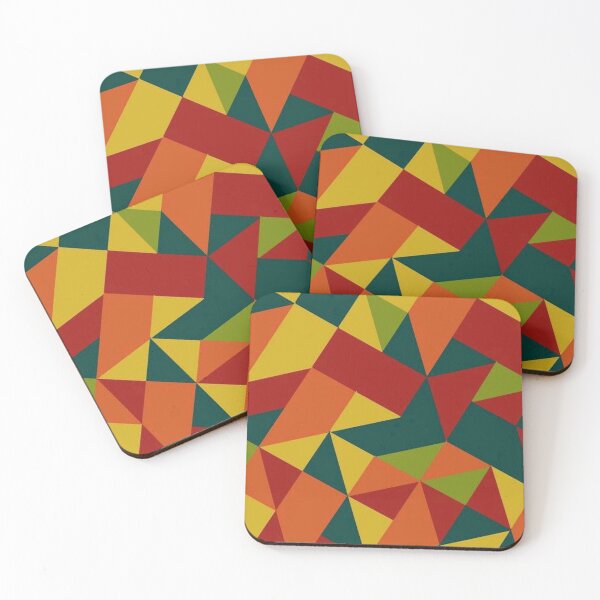 Item preview, Cortes geométricos coloridos designed and sold by KoolesttDesigns.