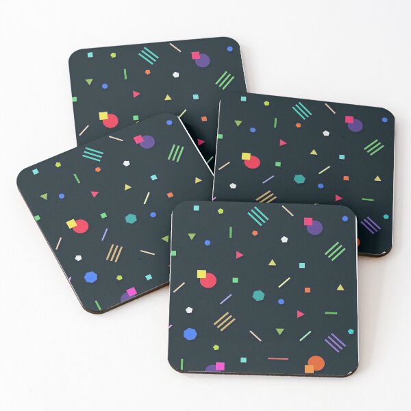 Aperçu de l'œuvre Motif de formes géométriques colorées créée et vendue par KoolesttDesigns.
