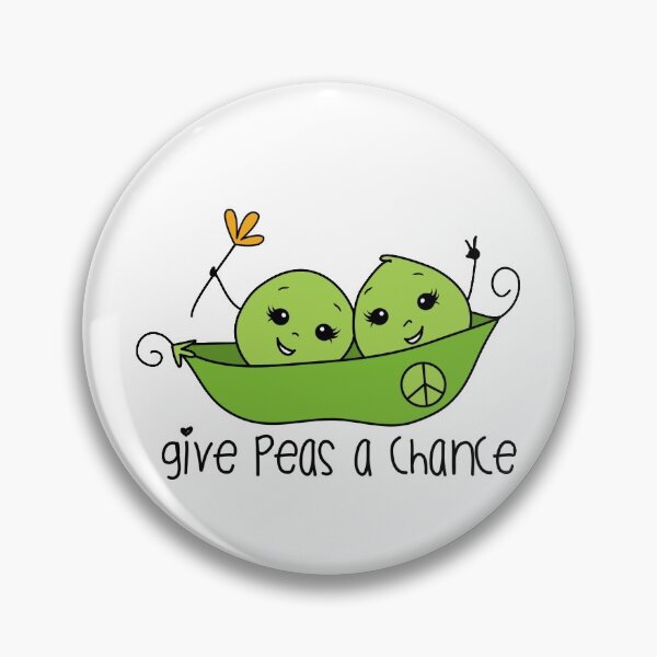 Item preview, Two Peas in a Pod, Give Peace a Chance designed and sold by byink.