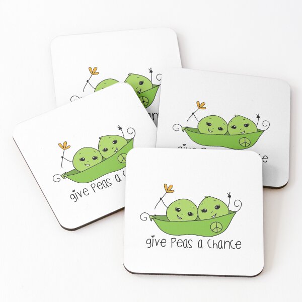 Item preview, Two Peas in a Pod, Give Peace a Chance designed and sold by byink.