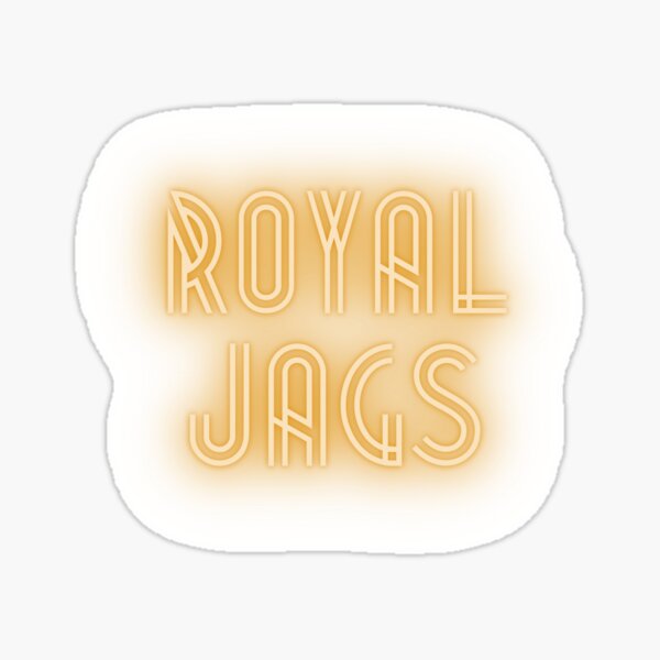 "Top Gun Royal Jags" Sticker by kayyhoops Redbubble