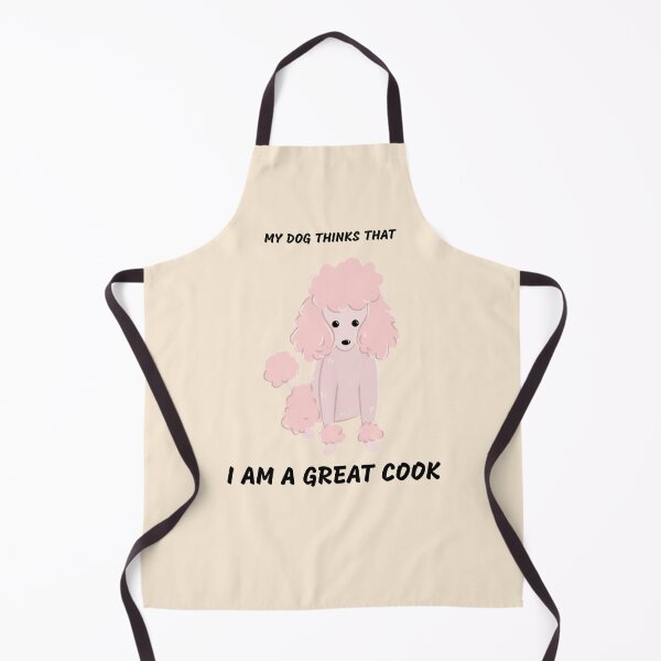 Item preview, Pink Poodle Dog Food Cooking Funny Meme designed and sold by quoteology.