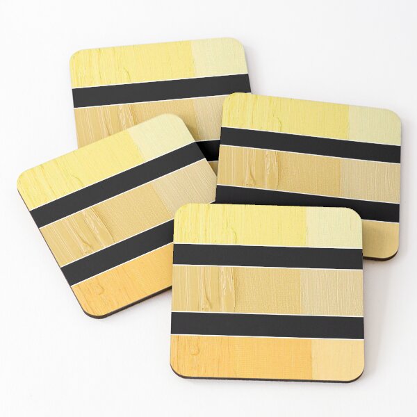 Item preview, Yellow triple stripe palette designed and sold by Leon Fernandes.