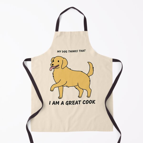 Item preview, Golden Retriever Dog Food Cooking Funny Meme designed and sold by quoteology.