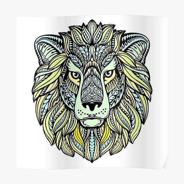 Póster «Lion Royal» de Shimae | Redbubble