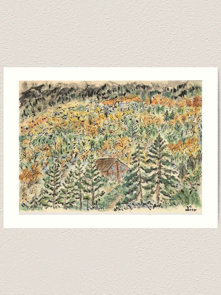 Alternate view of A House in the Wood Art Print