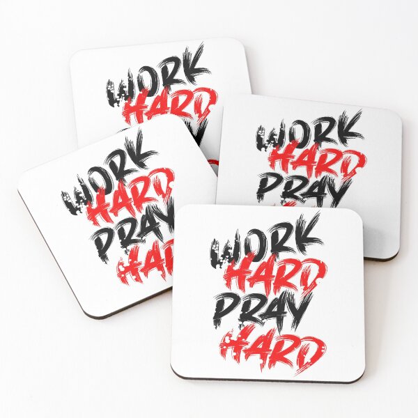 Item preview, Work Hard Pray Hard designed and sold by Dewirumbaina.