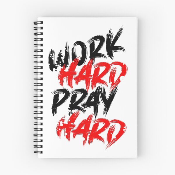 Item preview, Work Hard Pray Hard designed and sold by Dewirumbaina.