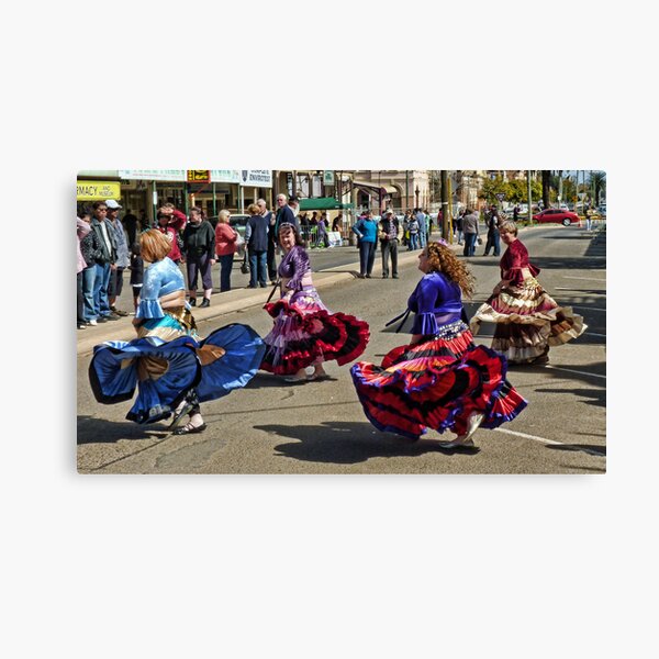 Eastern Dance Street Performers Canvas Print