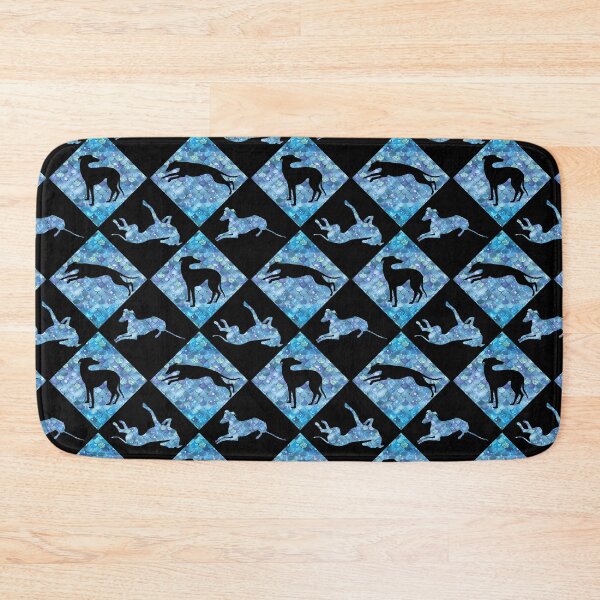 Item preview, Diamond Greyhounds on Blue Mermaid Scales designed and sold by GreytGraphicals.
