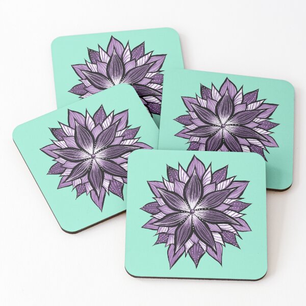 Item preview, Purple Mandala Like Flower designed and sold by Boriana Giormova.
