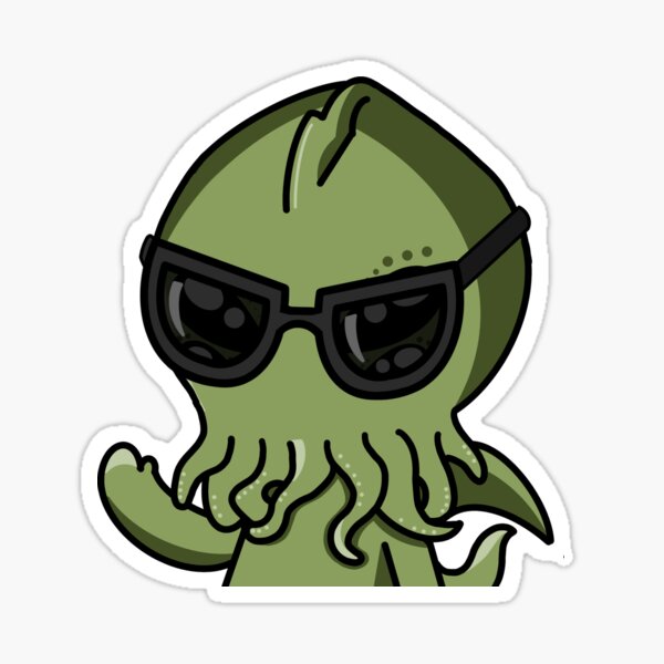 Summer Cthulhu Stickers Redbubble - cthulhu roblox hat