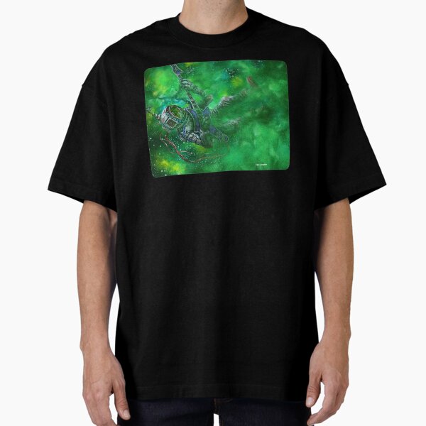 Guitarnaut Lost in the Green Tool Nebula Oversized T-Shirt