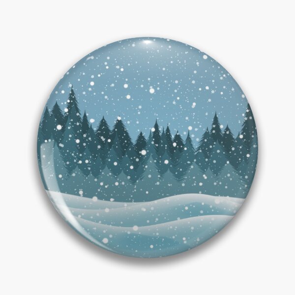Item preview, Realistic Snowfall Landscape designed and sold by Vector Scout Lab.