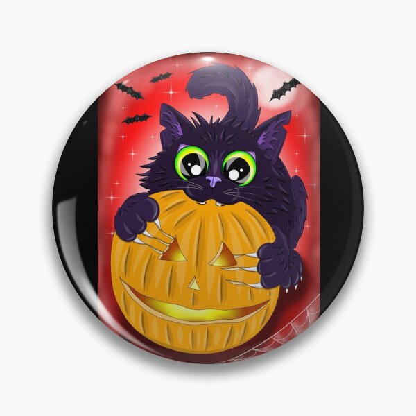 Item preview, Halloween cat designed and sold by Melanie Jeyakkumar.