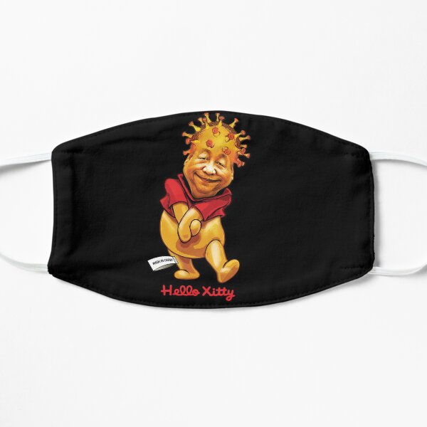 Hello Xitty blk Flat Mask