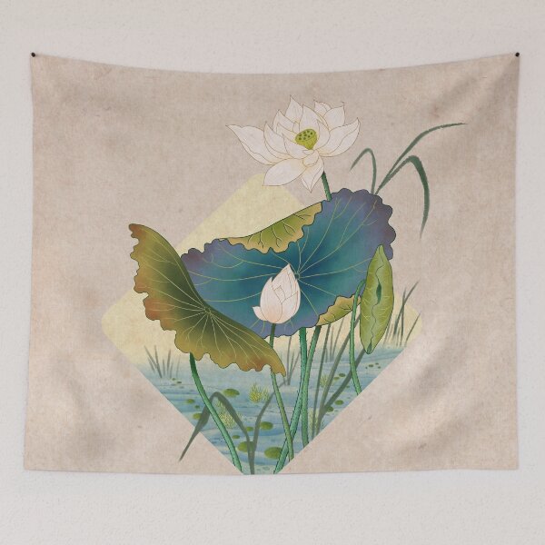 Item preview, lotursflowers C : Minhwa-Korean traditional/folk art designed and sold by minsillust.
