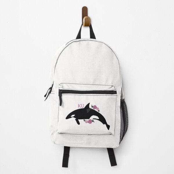 Item preview, Ku the killer whale flower art designed and sold by Animaldesigns24.