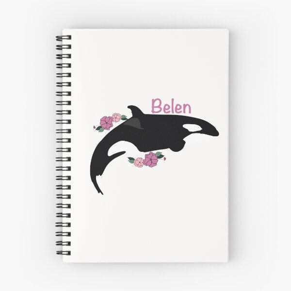 Item preview, Belen the killer whale flower art designed and sold by Animaldesigns24.