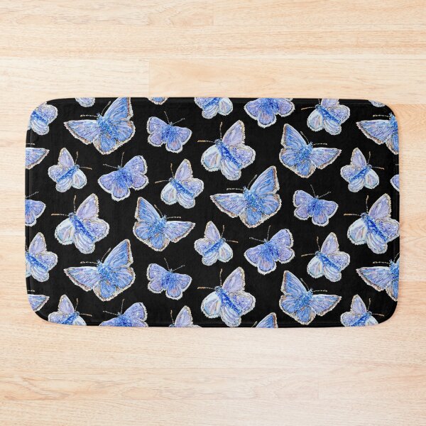 Item preview, Blue Butterflies - Black designed and sold by beccaboyce.