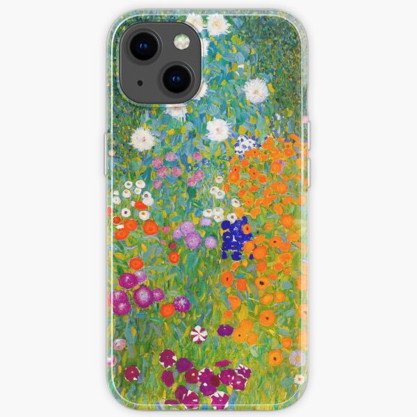 Gustav Klimt - Flower Garden iPhone Soft Case
