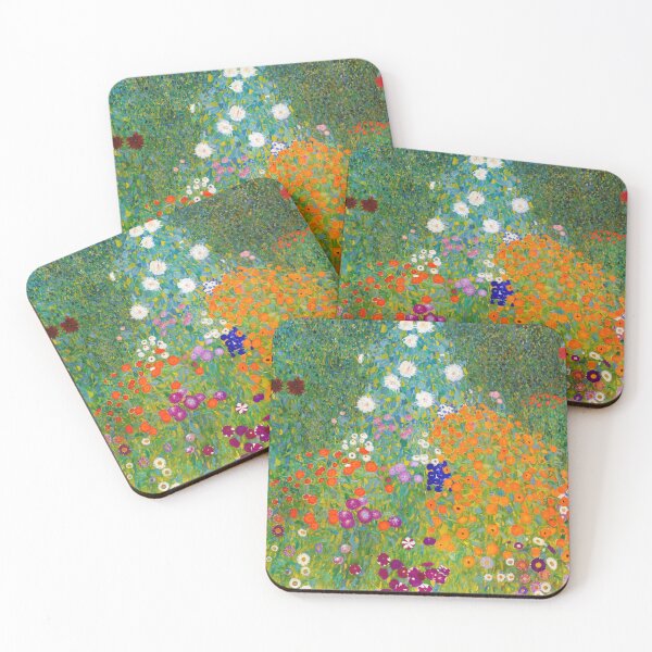 Aperçu de l'œuvre Gustav Klimt - Le jardin de fleurs créée et vendue par DejaVuStudio.