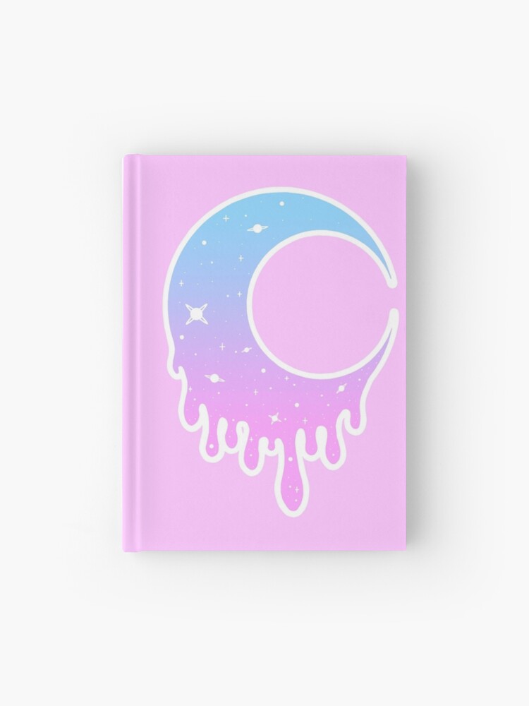 Pastel Goth Galaxy Moon(Pink)