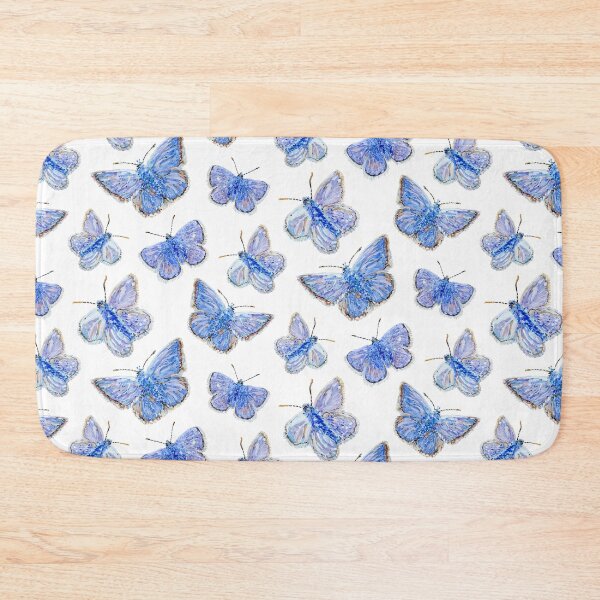 Item preview, Blue Butterflies - White designed and sold by beccaboyce.