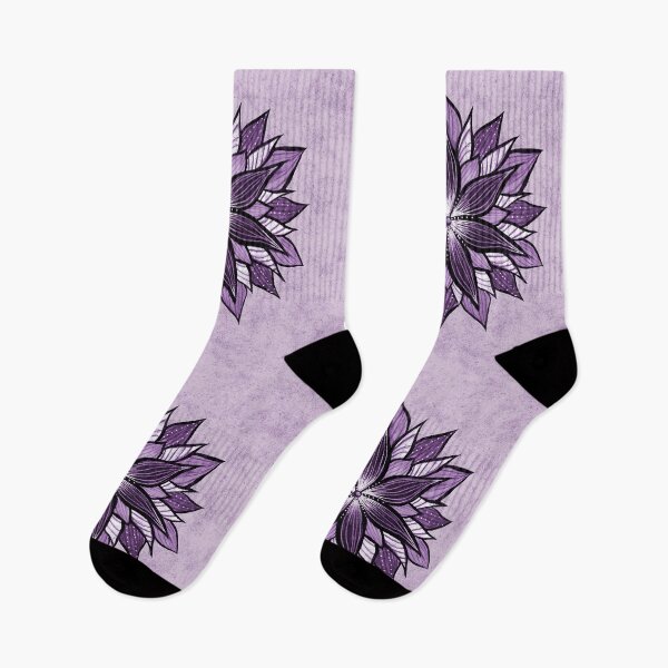 Item preview, Purple Flower Abstract Floral Mandala designed and sold by Boriana Giormova.