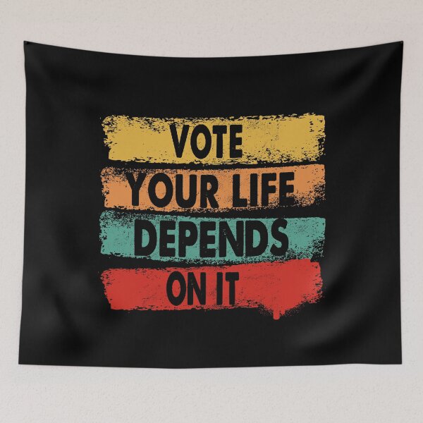 Item preview, Vote your life depends on it designed and sold by Kathrine2302.