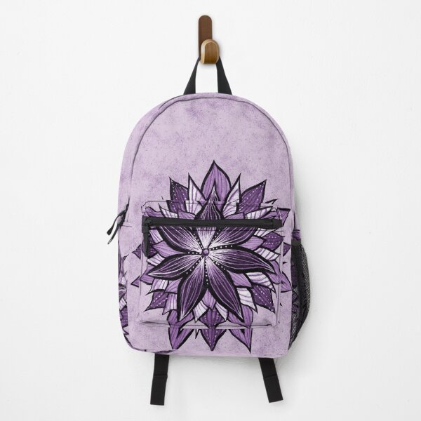 Item preview, Purple Flower Abstract Floral Mandala designed and sold by Boriana Giormova.