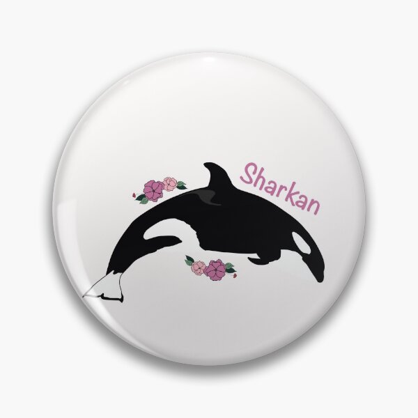 Item preview, Sharkan the killer whale flower art designed and sold by Animaldesigns24.