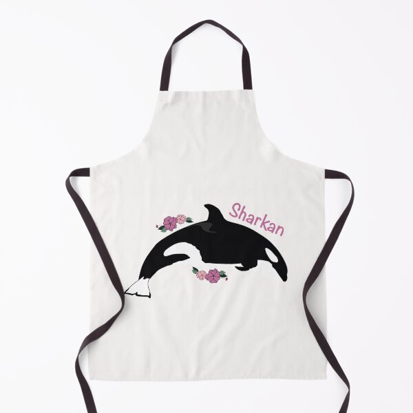 Item preview, Sharkan the killer whale flower art designed and sold by Animaldesigns24.