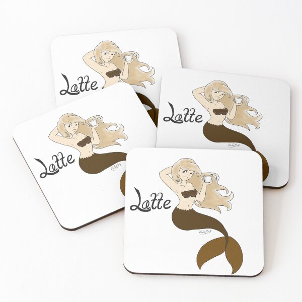 Item preview, Latte Mermaid designed and sold by ArtByKarla.