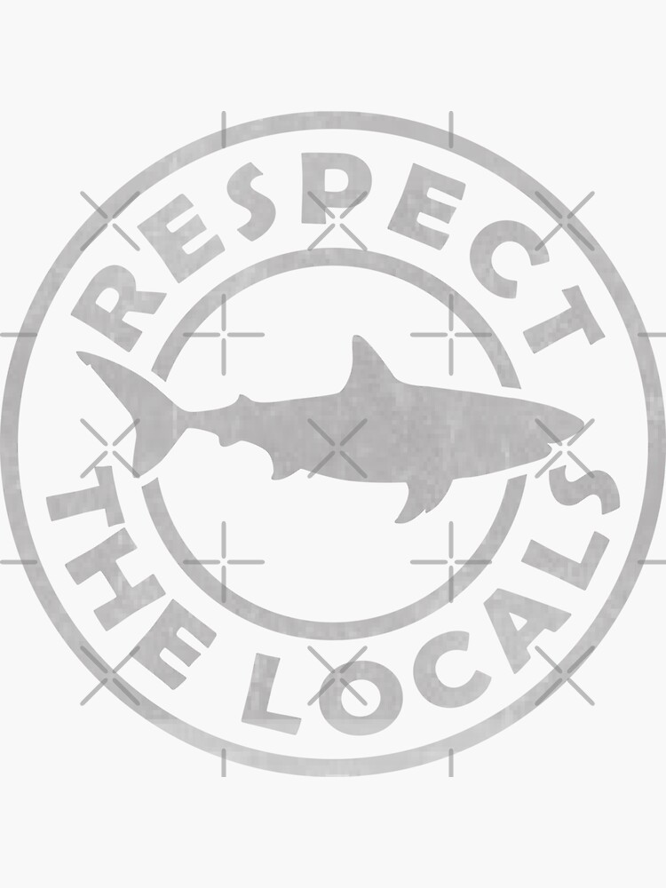 Vintage Respect The Locals by SkateBoi