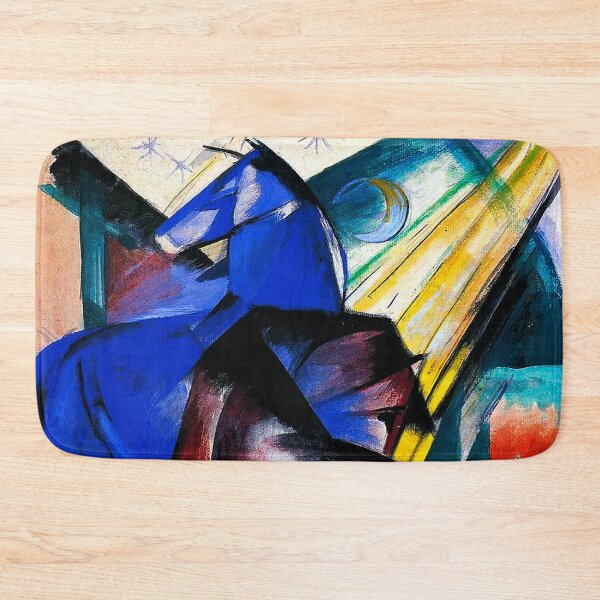 Item preview, Two Horses, Red and Blue-Franz Marc designed and sold by LexBauer.