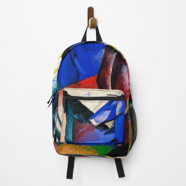 Item preview, Two Horses, Red and Blue-Franz Marc designed and sold by LexBauer.